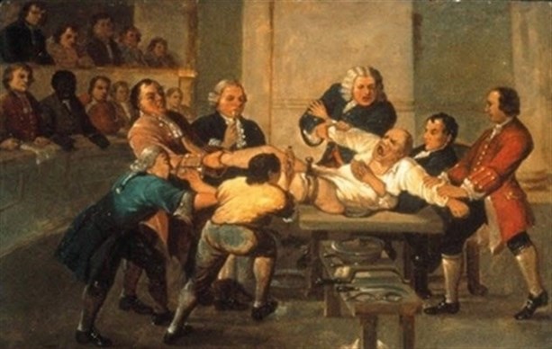 Анестезия изначально была непопулярной (и в некоторых местах была полностью запрещена)
